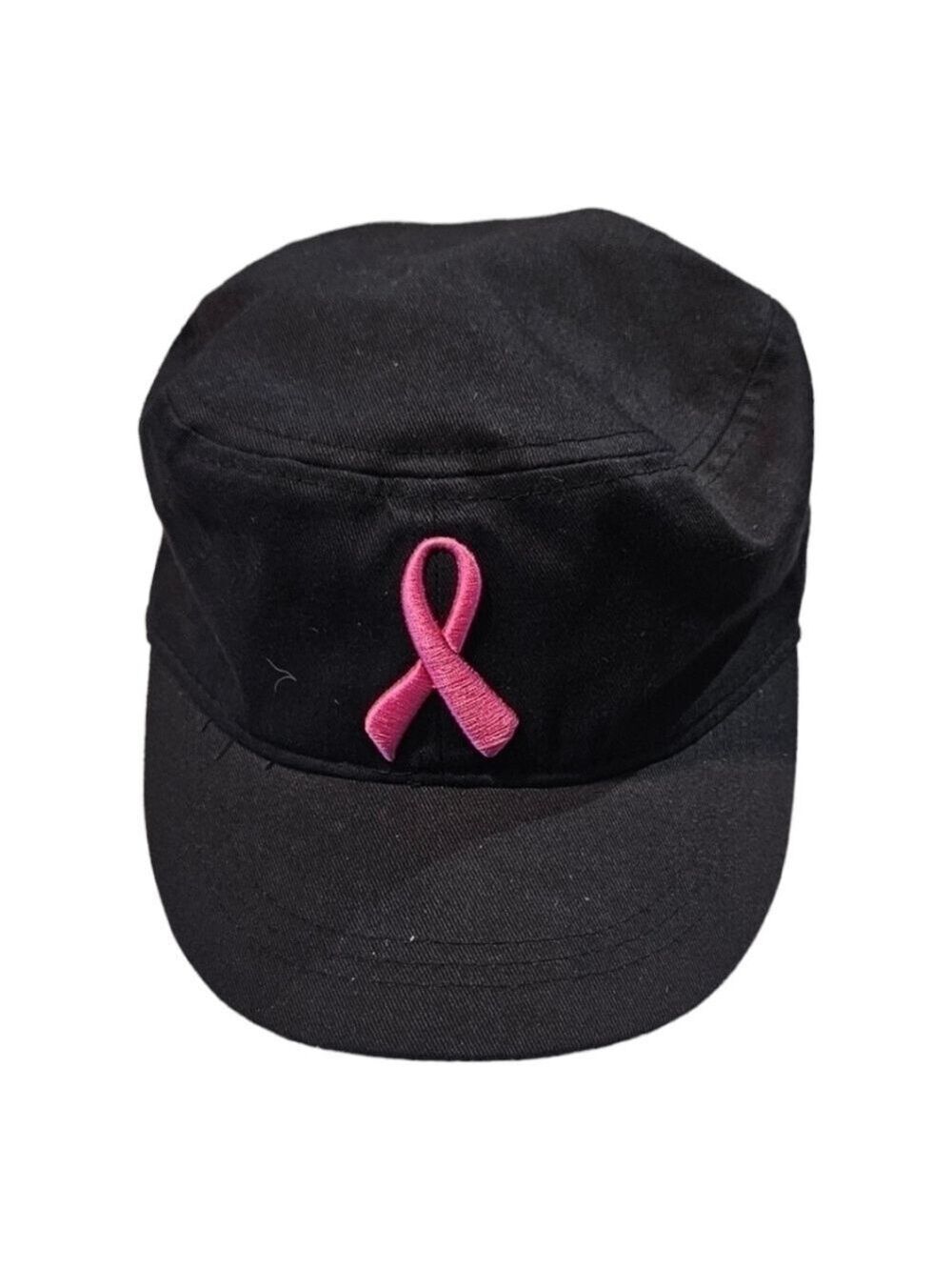 Ladies Support the Cure Black and Pink Hat - Picture 6 of 15